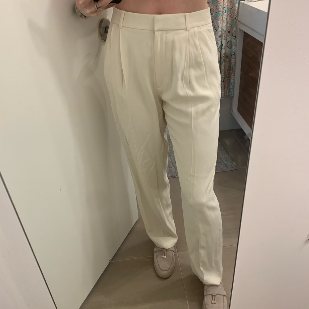 Club Monaco white trousers size 0